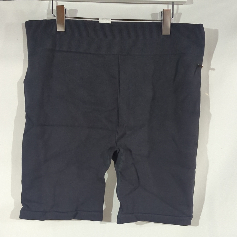 Fabletics Dark Gray Ribbed Shorts